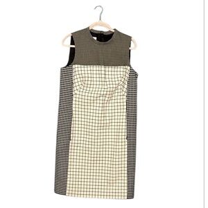 Akris punto Elegant Checkered Sleeveless Dress size 12